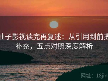 柚子影视读完再复述：从引用到前提补充，五点对照深度解析