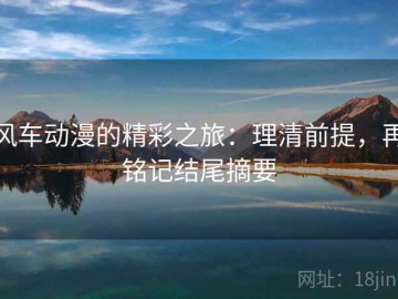 风车动漫的精彩之旅：理清前提，再铭记结尾摘要