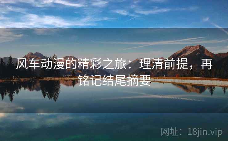 风车动漫的精彩之旅：理清前提，再铭记结尾摘要