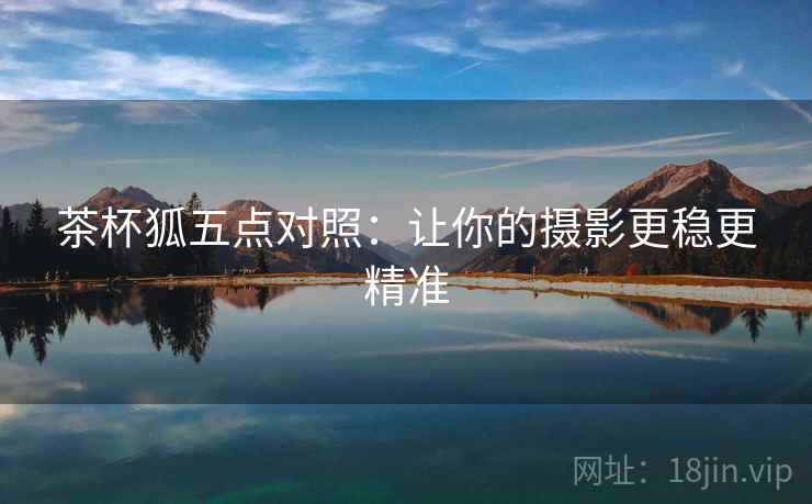 茶杯狐五点对照：让你的摄影更稳更精准