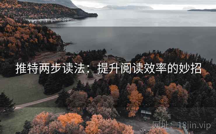推特两步读法：提升阅读效率的妙招